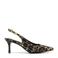 Graceland slingback pumps met panterprint bruin/zwart