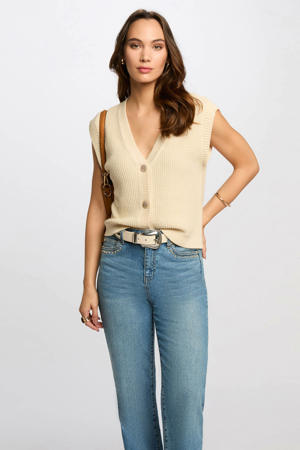 gilet ecru