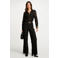 Morgan kanten jumpsuit zwart