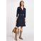 Morgan blousejurk marineblauw
