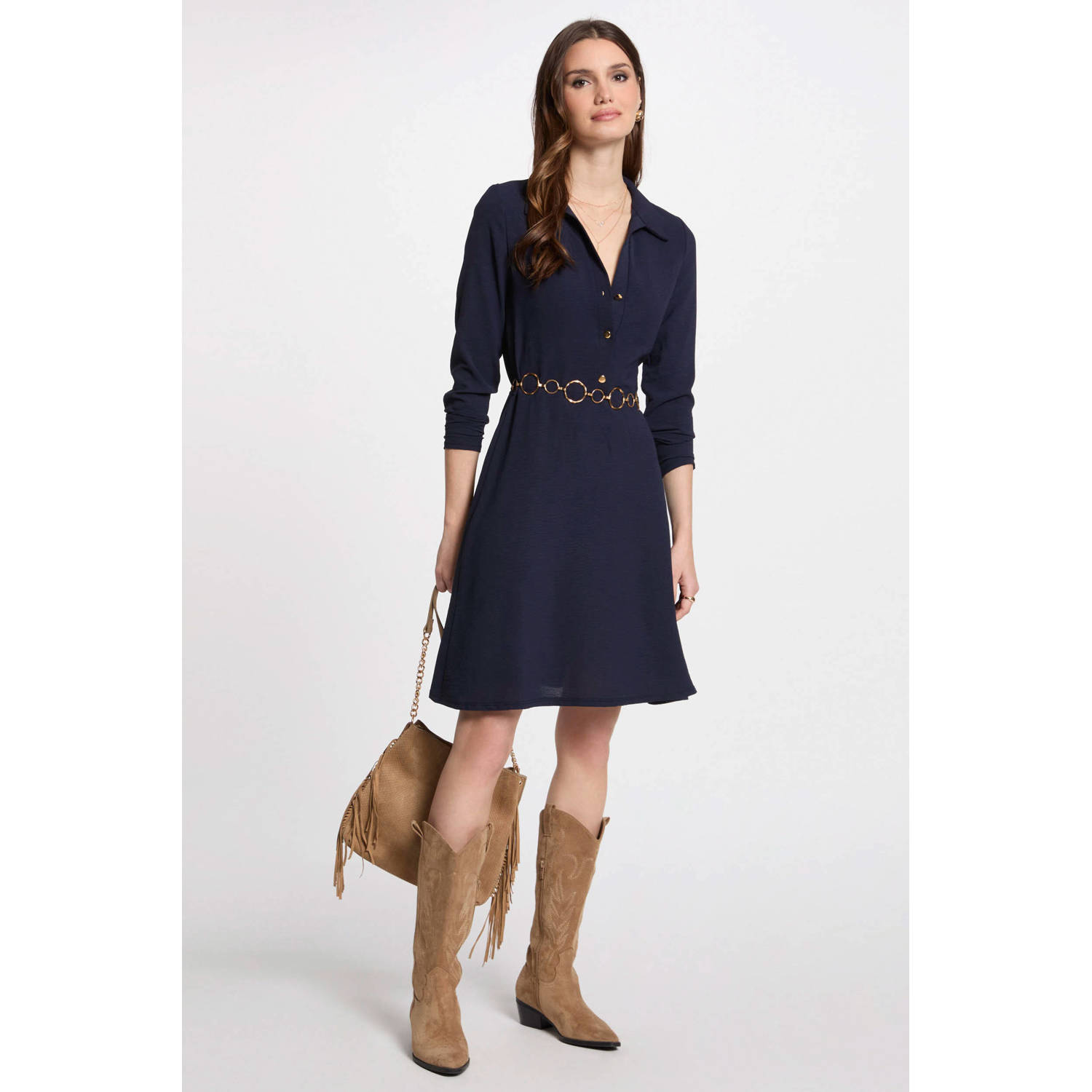 Morgan blousejurk marine