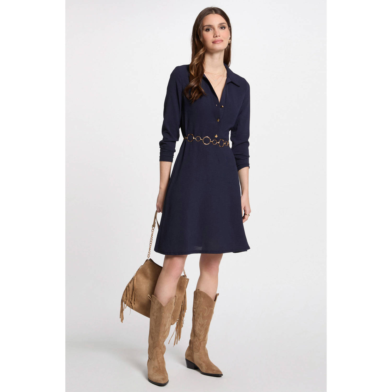 Morgan blousejurk marine