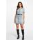 Morgan blousejurk light blue denim