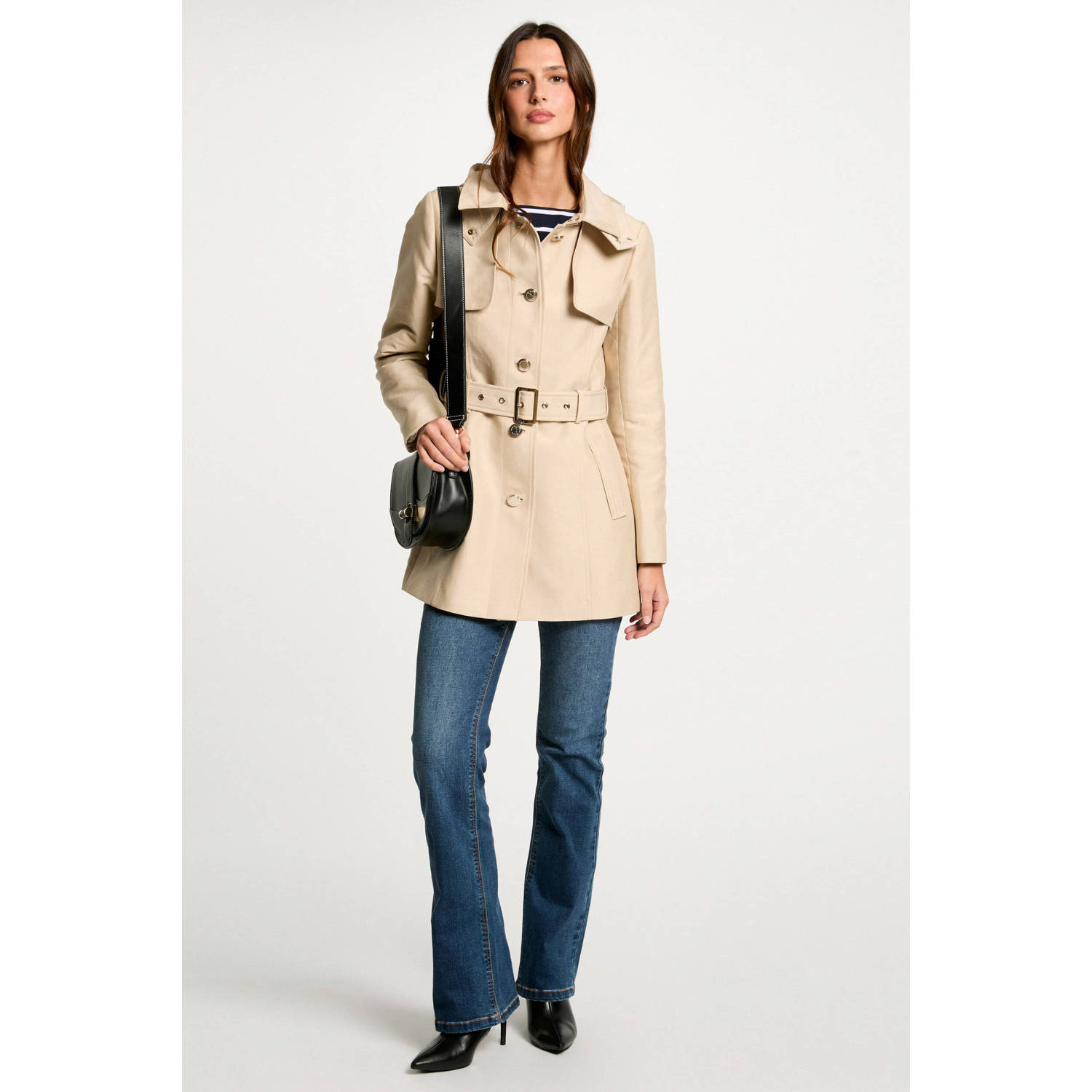 Morgan trenchcoat zand