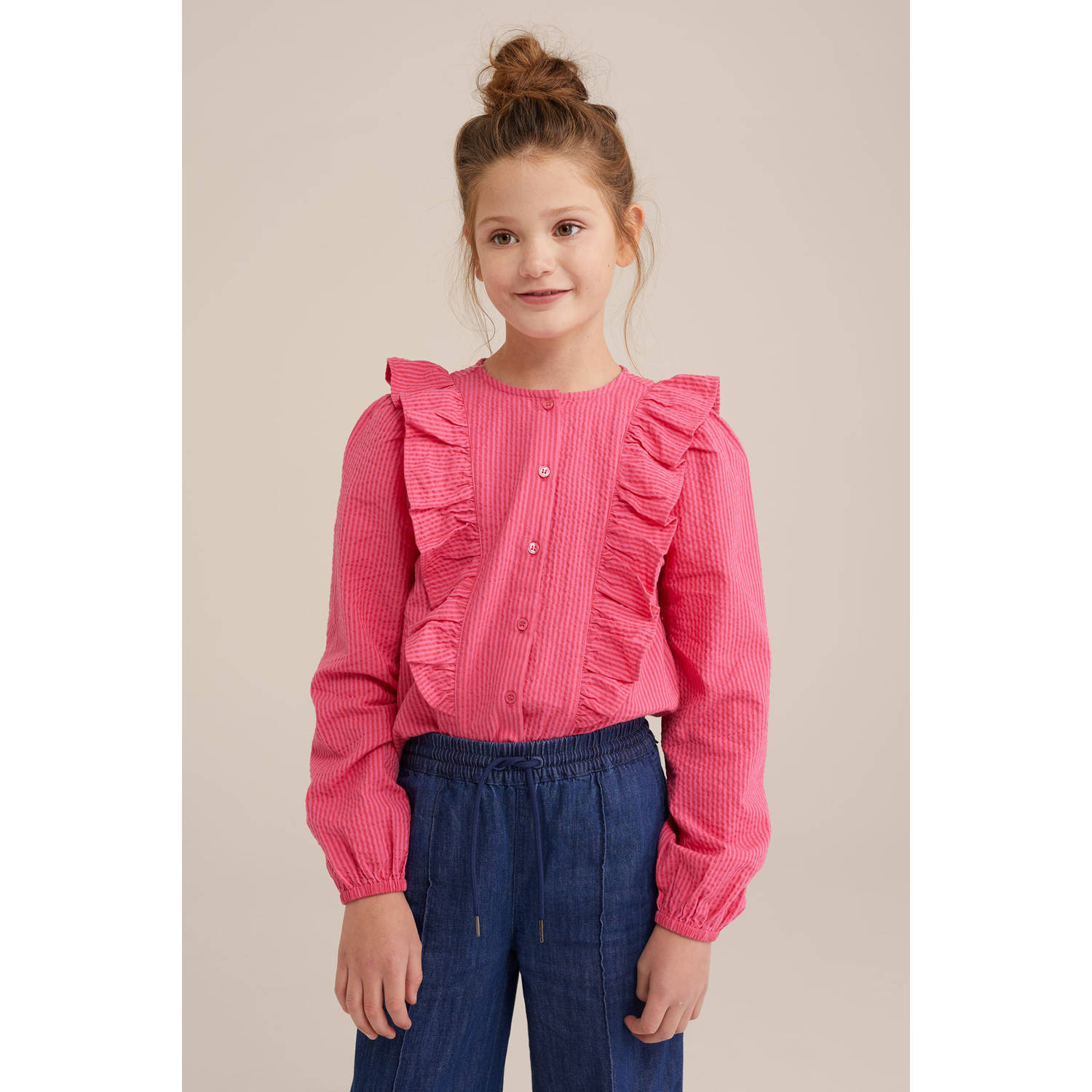 WE Fashion blouse roze
