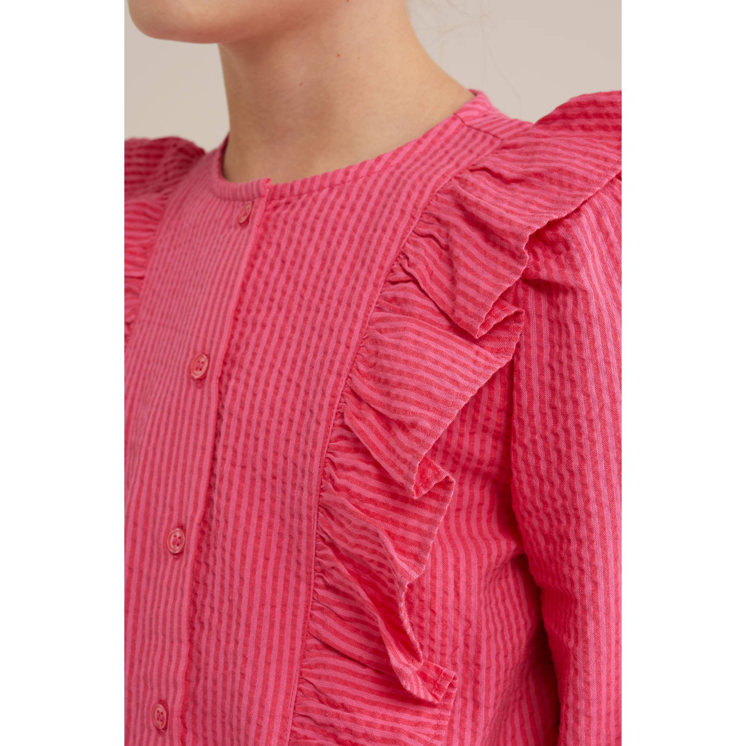 WE Fashion blouse roze
