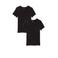 WE Fashion T-shirt - zwart (set van 2)