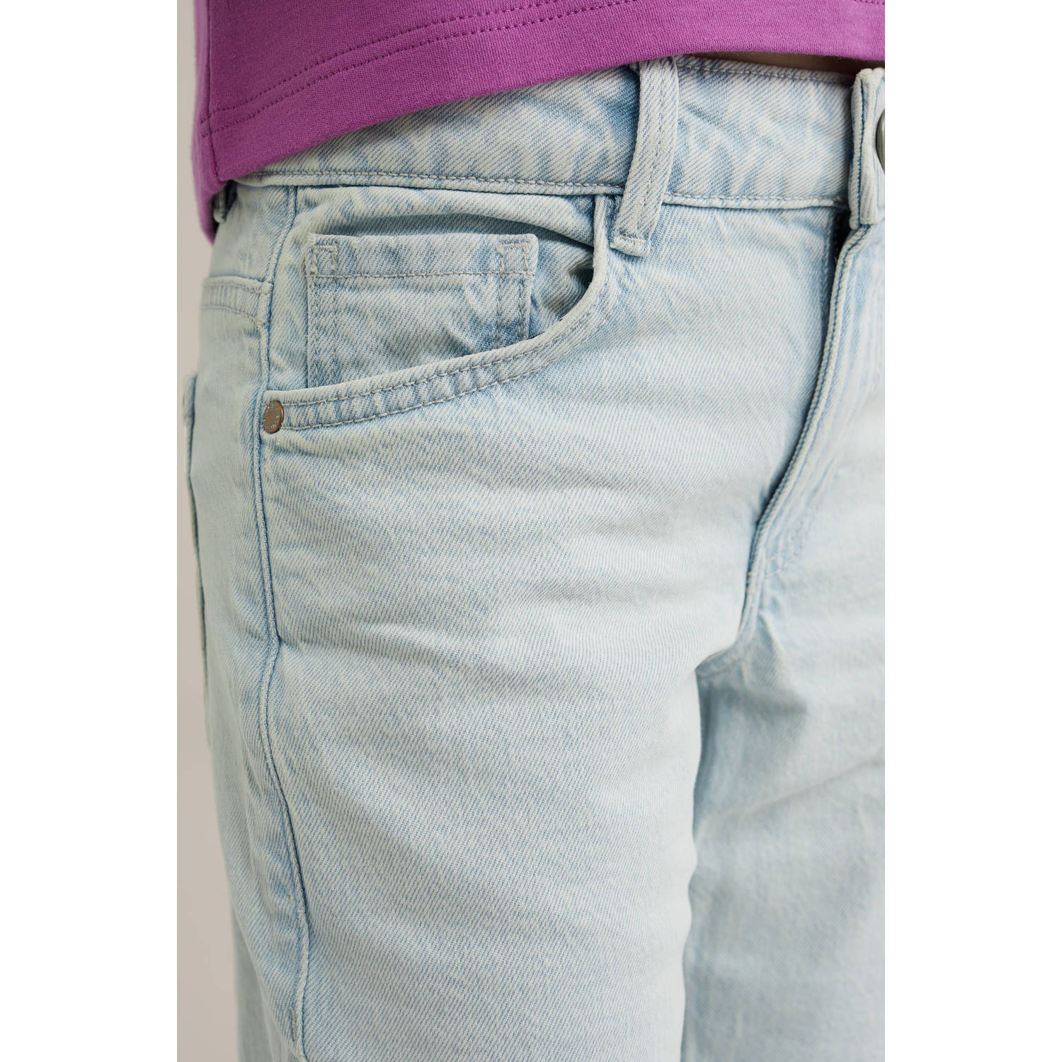 WE Fashion Blue Ridge straight leg light blue denim