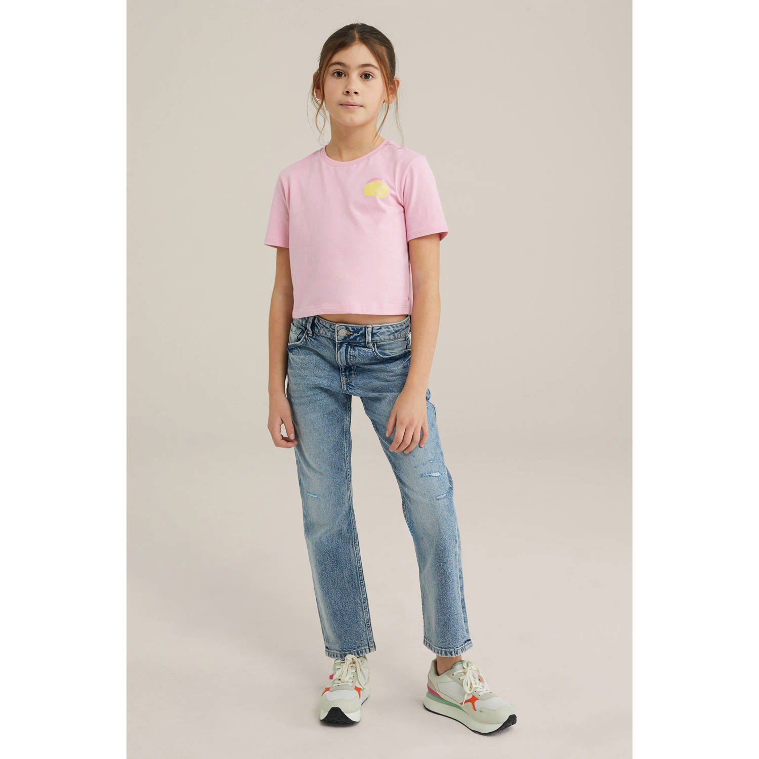 WE Fashion Blue Ridge straight leg medium blue denim
