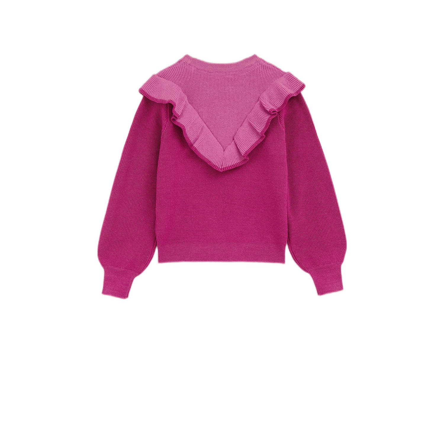 WE Fashion gebreide trui roze
