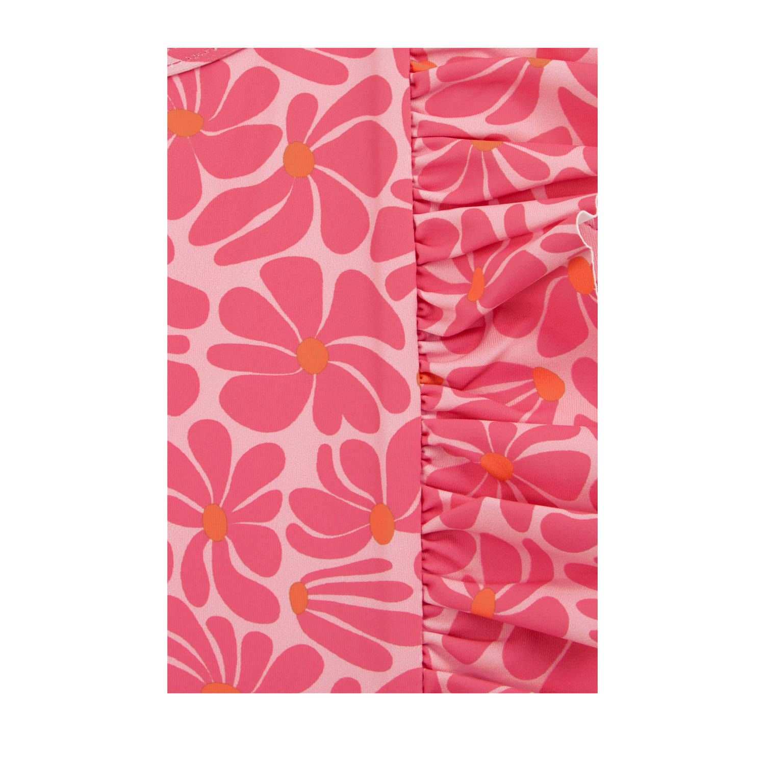 WE Fashion badpak roze oranje