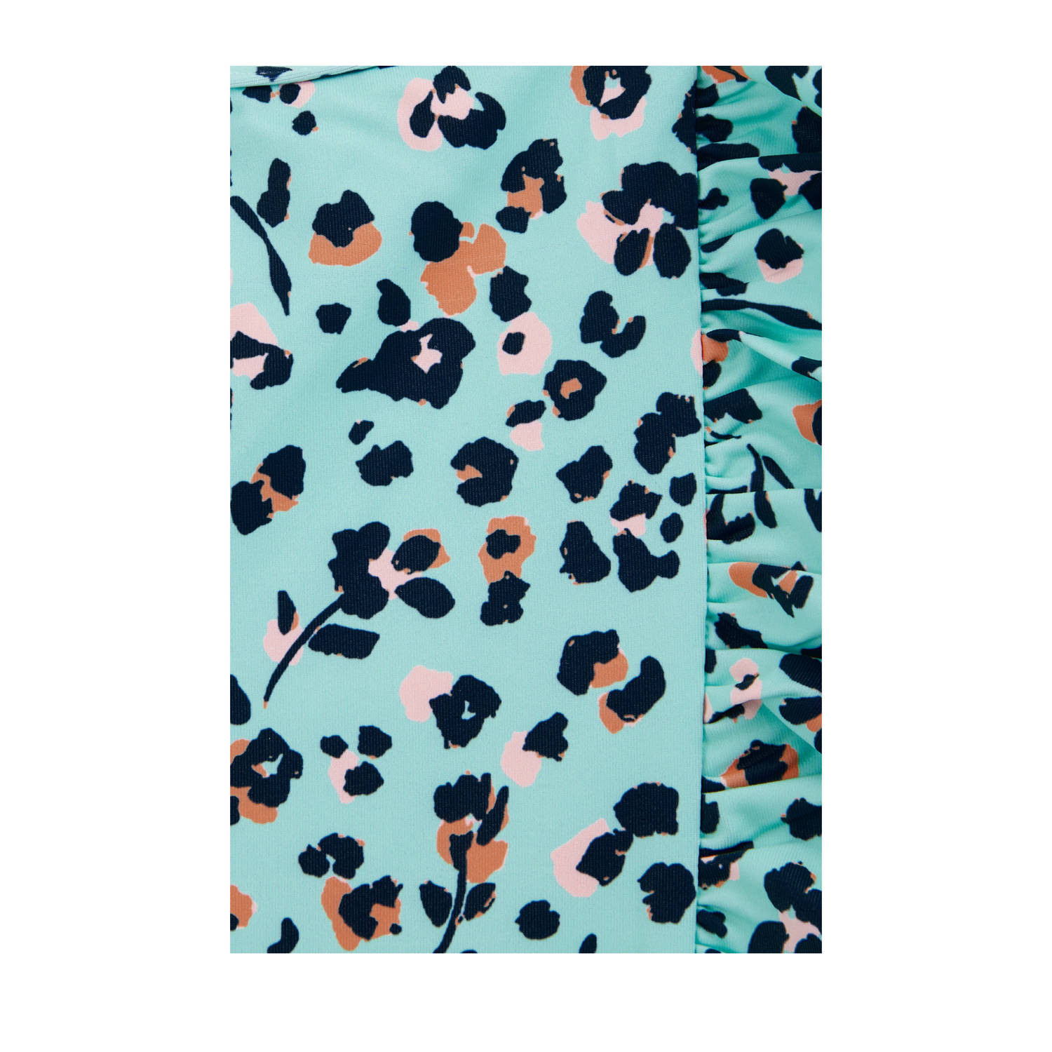 WE Fashion badpak lichtblauw zwart beige