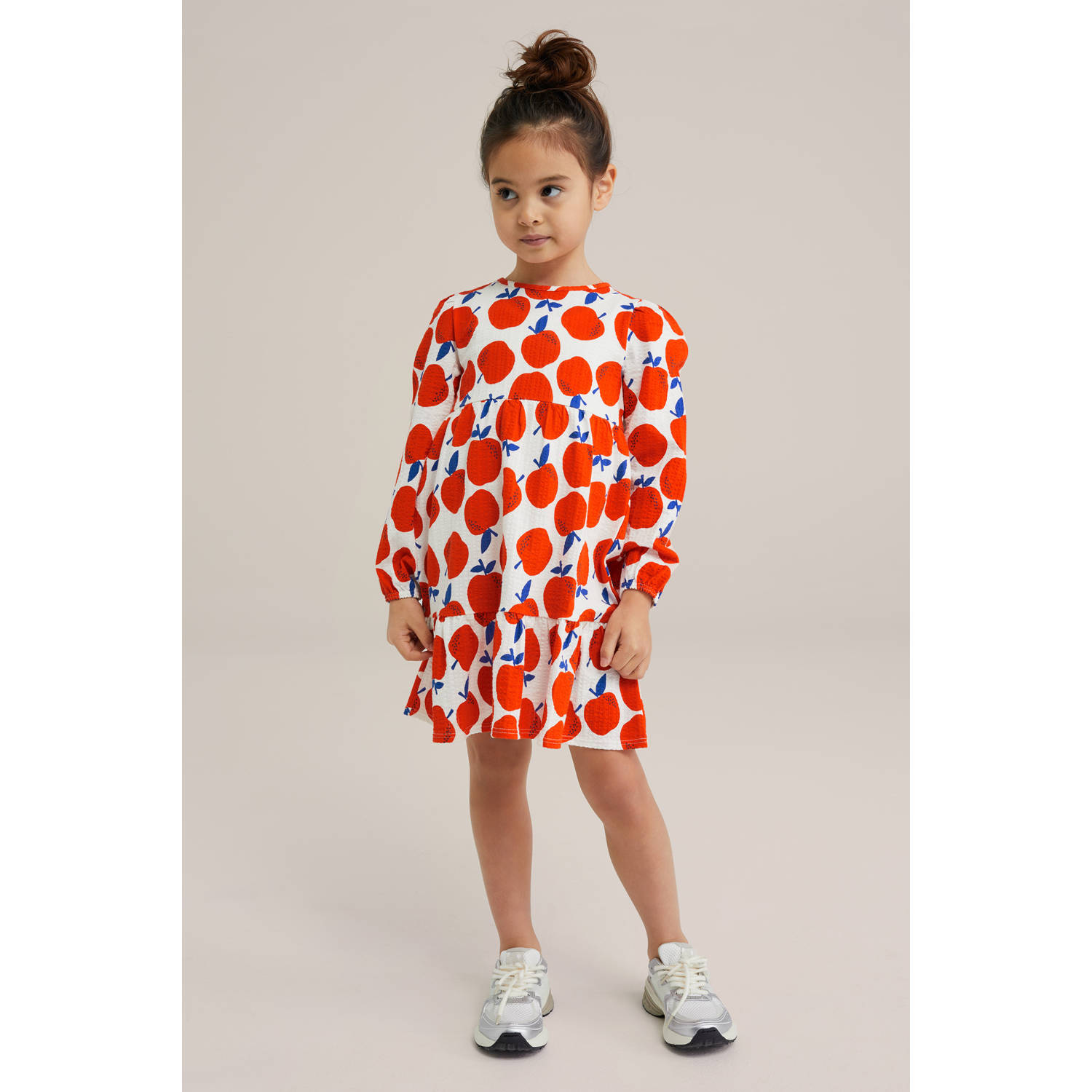 WE Fashion korte jurk rood