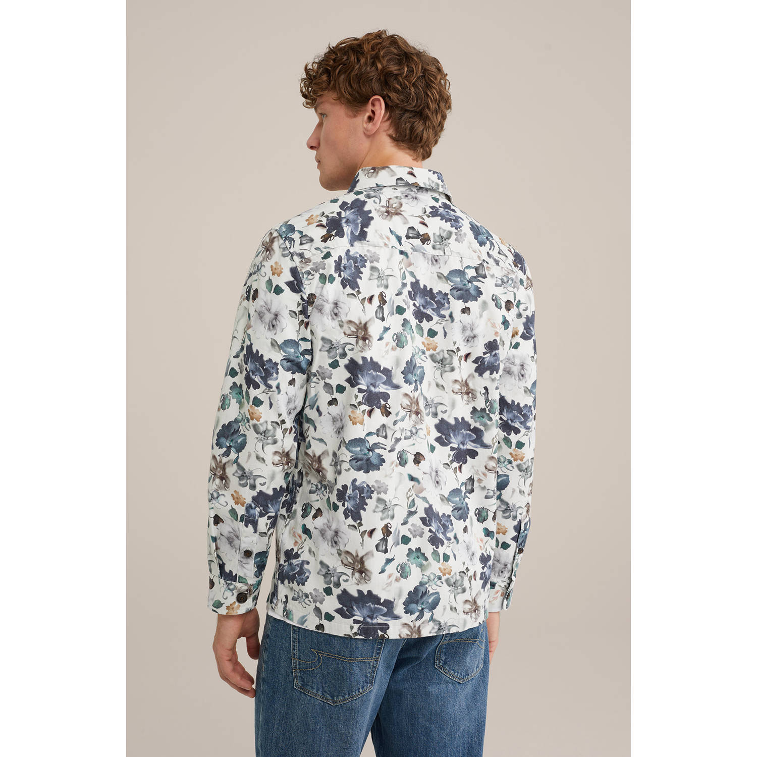 WE Fashion overshirt blauw