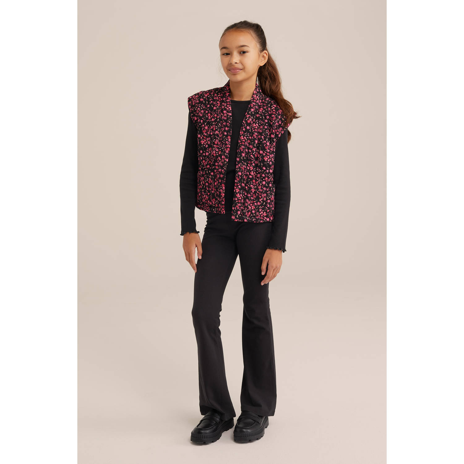 WE Fashion gilet roze