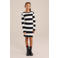WE Fashion bodycon jurk zwart