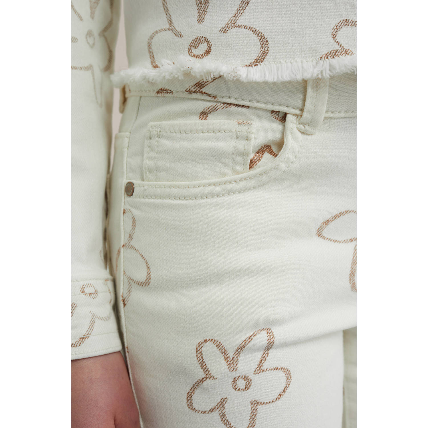 WE Fashion Blue Ridge flared jeans ecru