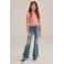 WE Fashion T-shirt met ruches - roze