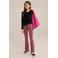 WE Fashion flared broek roze