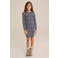 WE Fashion bodycon jurk donkerblauw