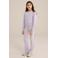 WE Fashion flared broek paars