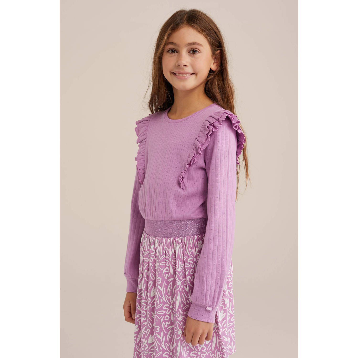 WE Fashion korte jurk roze