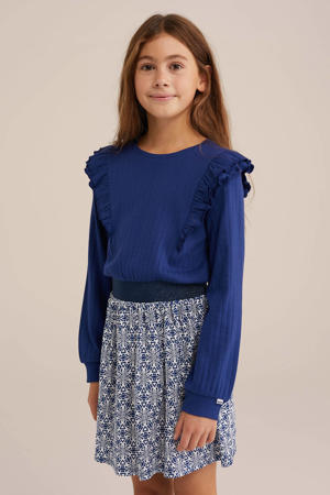 korte jurk donkerblauw