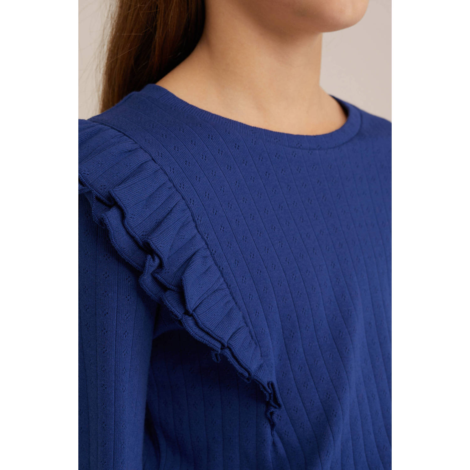 WE Fashion korte jurk donkerblauw