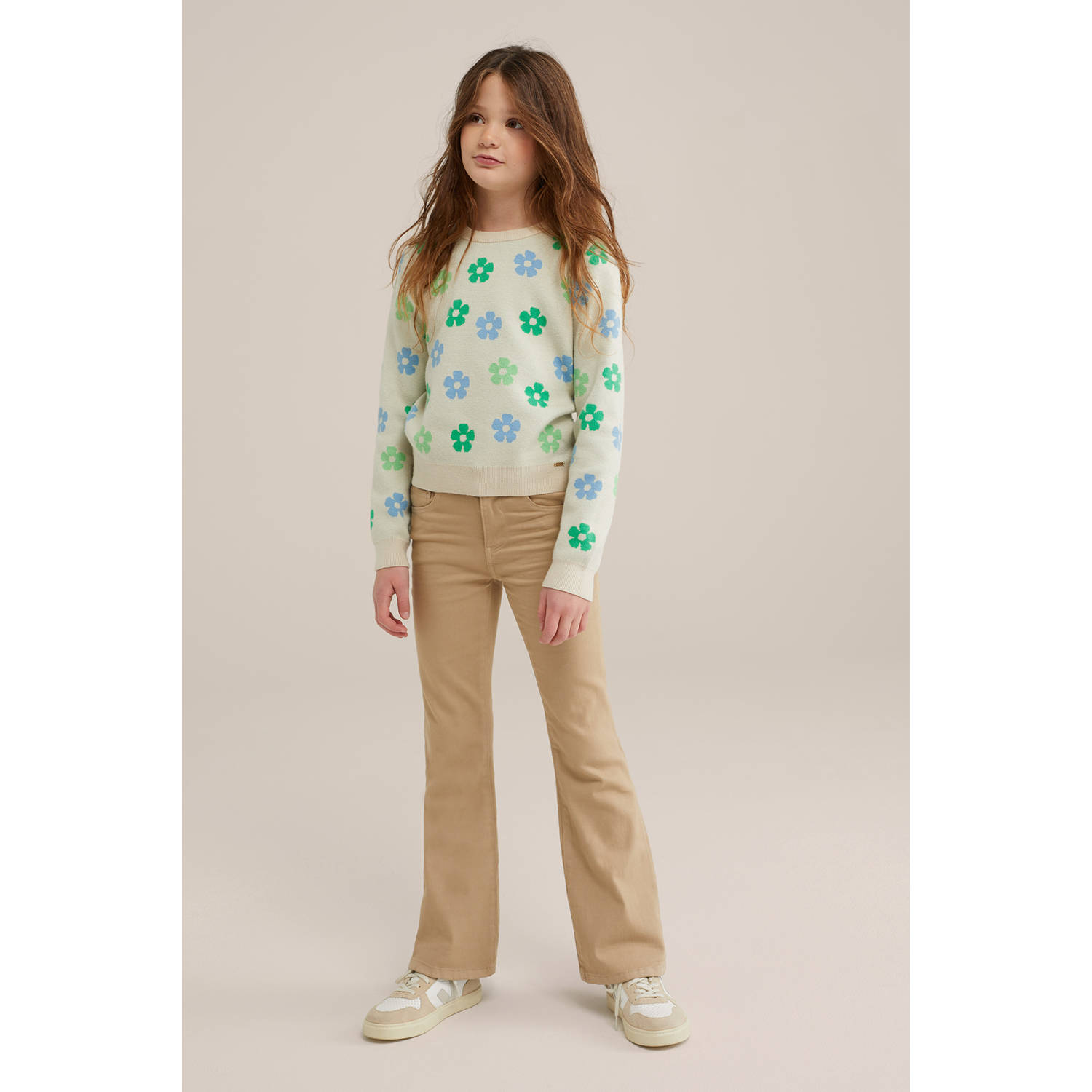 WE Fashion Blue Ridge flared jeans beige