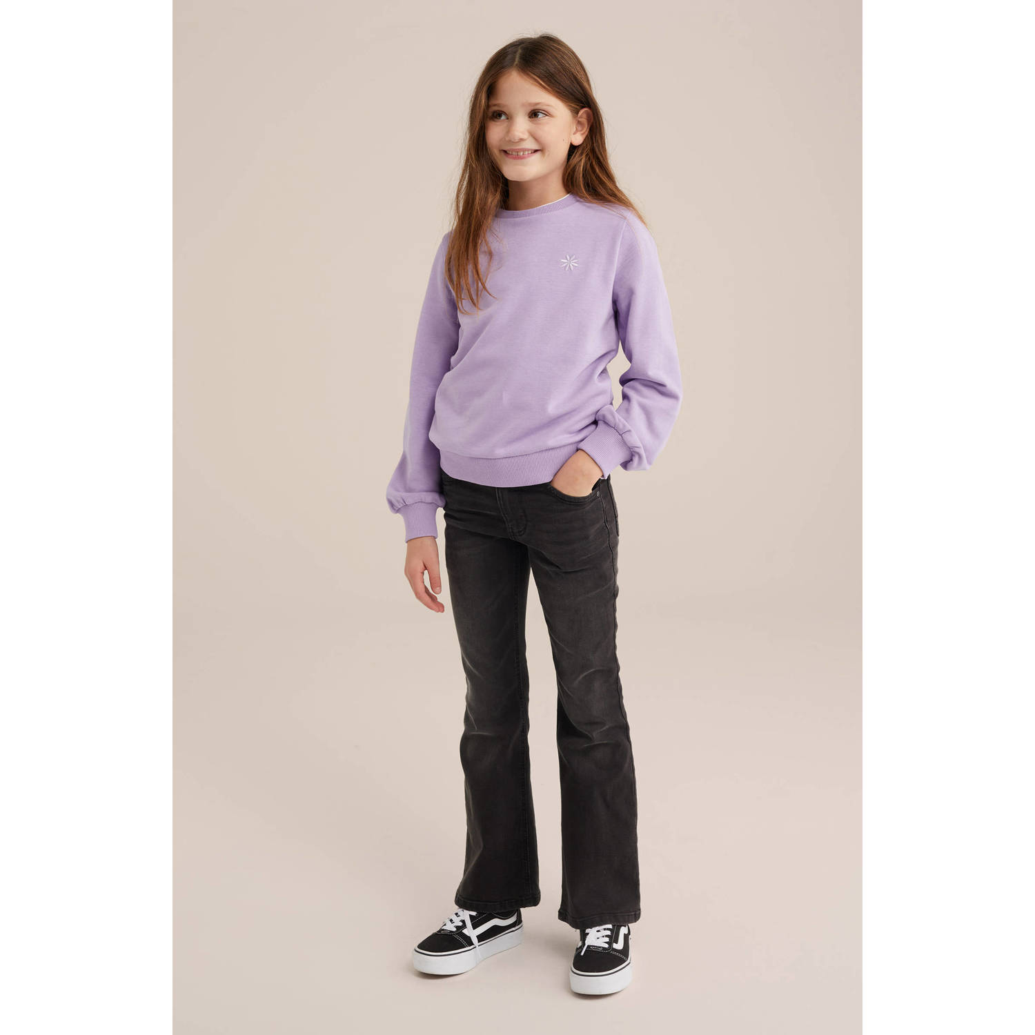 WE Fashion sweater lila