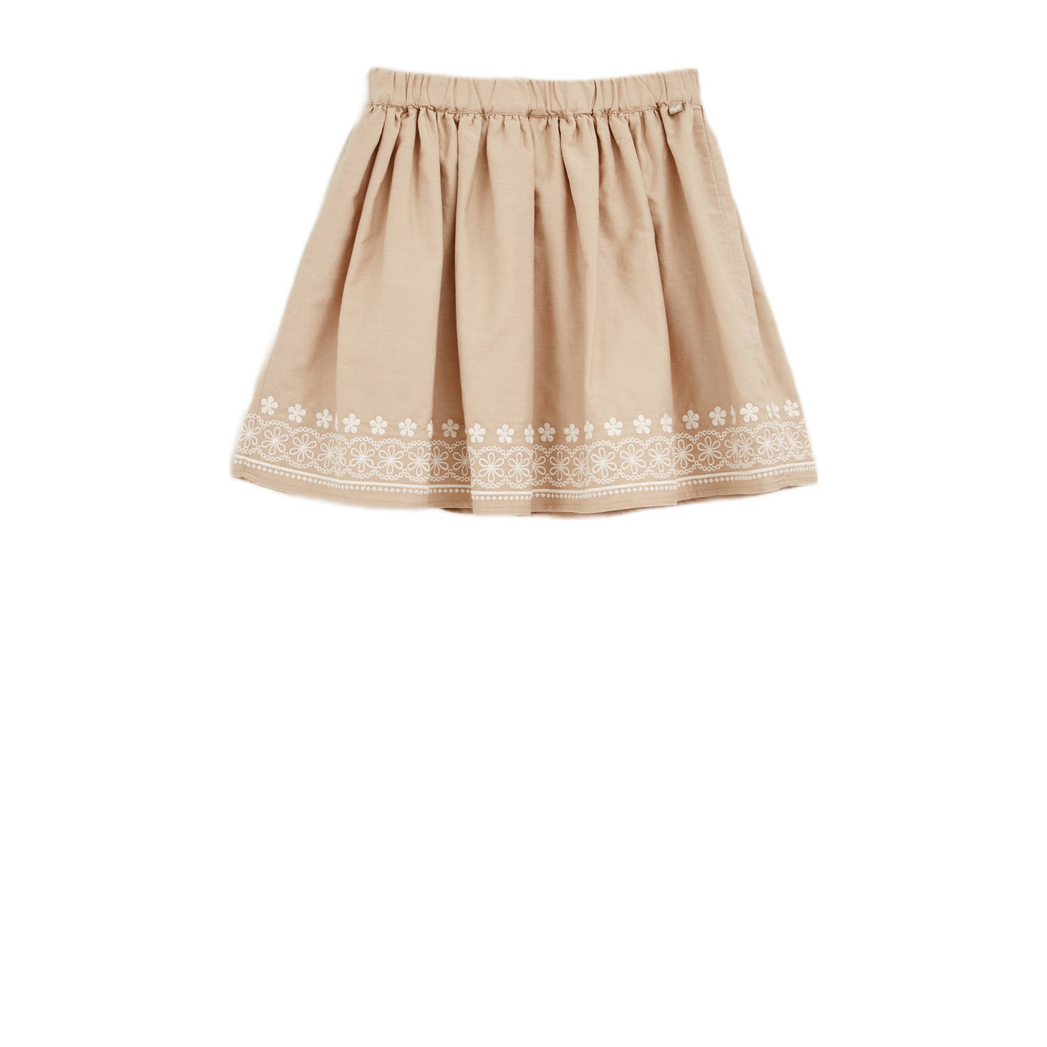 WE Fashion korte rok beige