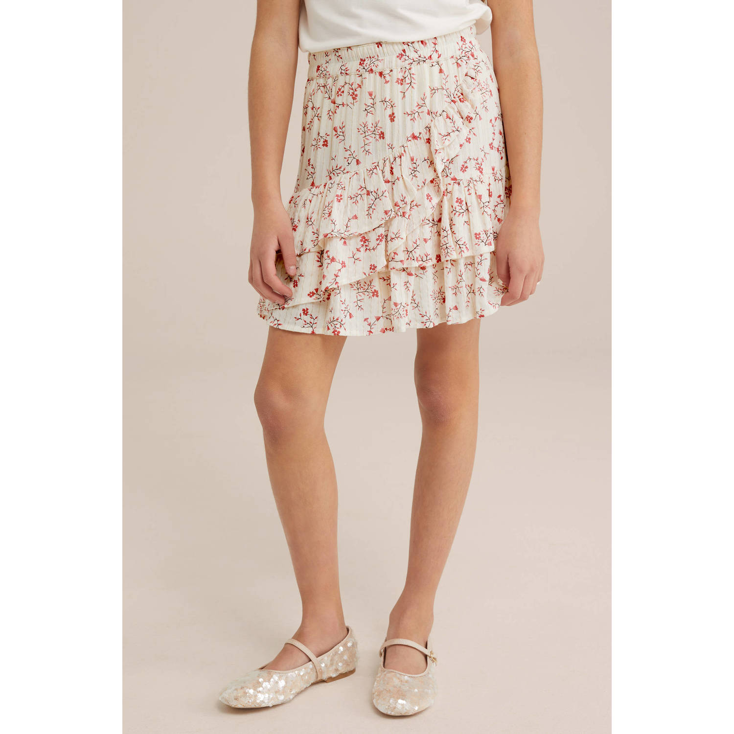 WE Fashion strokenrok beige
