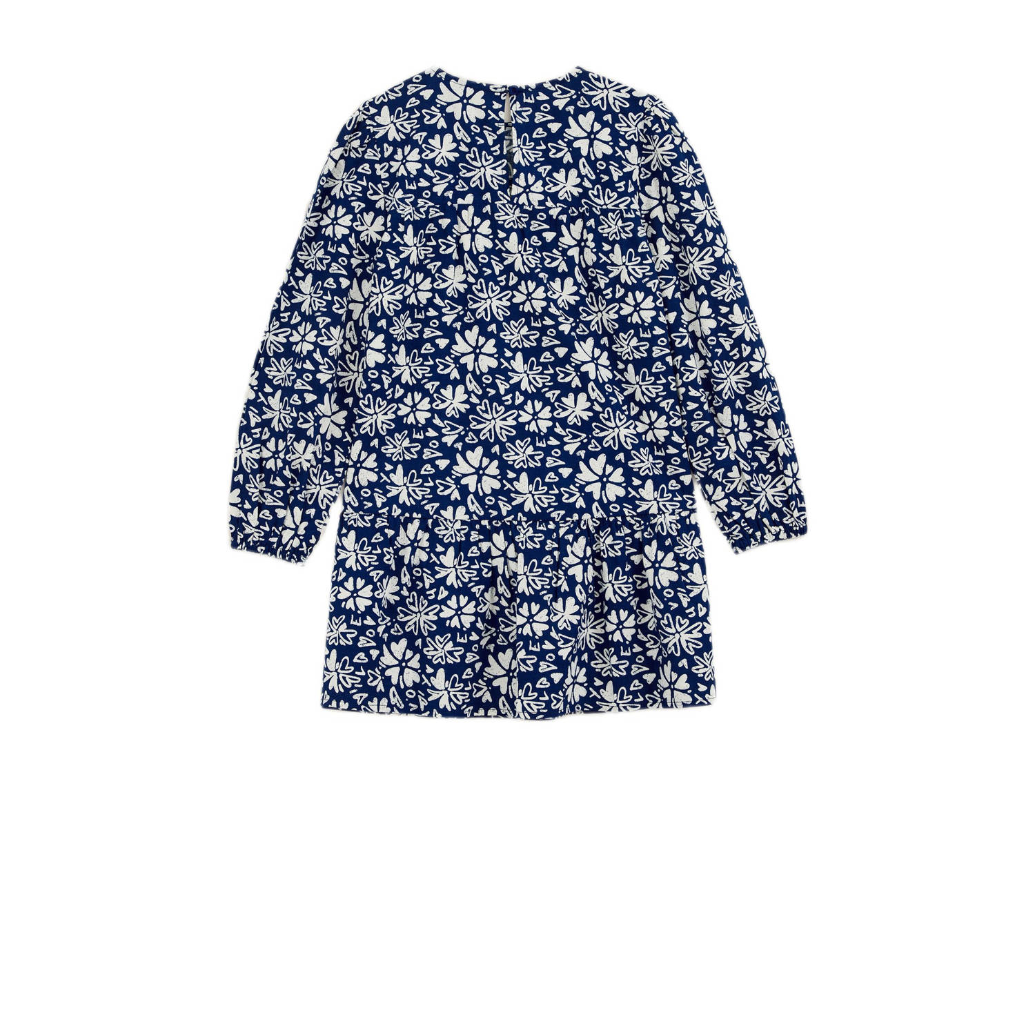 WE Fashion korte jurk donkerblauw