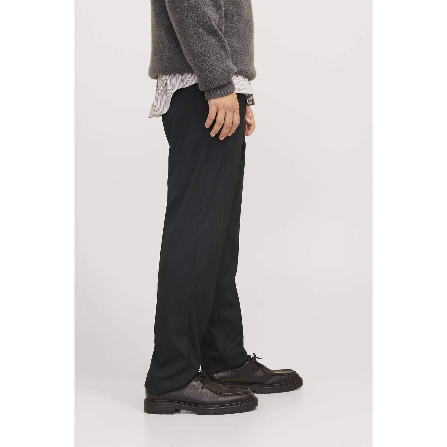 JACK & JONES PANTS STUDIO relaxed broek zwart