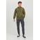 JACK & JONES PANTS STUDIO slim cargobroek grijs