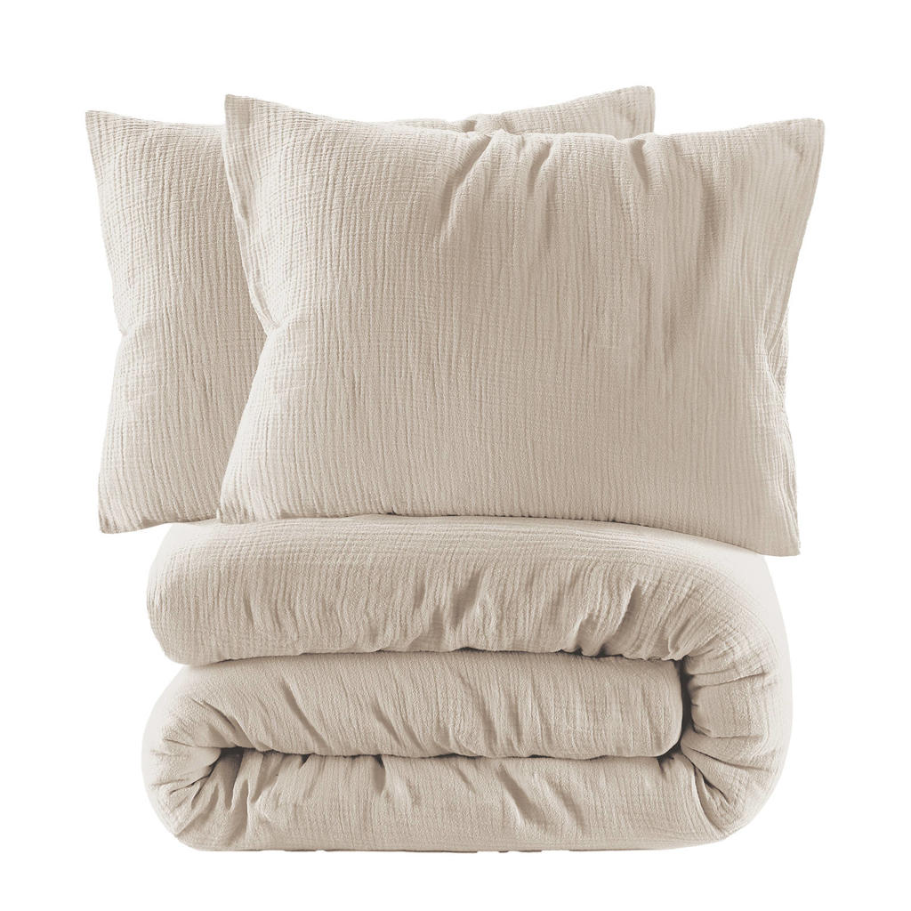 NOUS Living mousseline dekbedovertrek lits-jumeaux (240x220 cm)