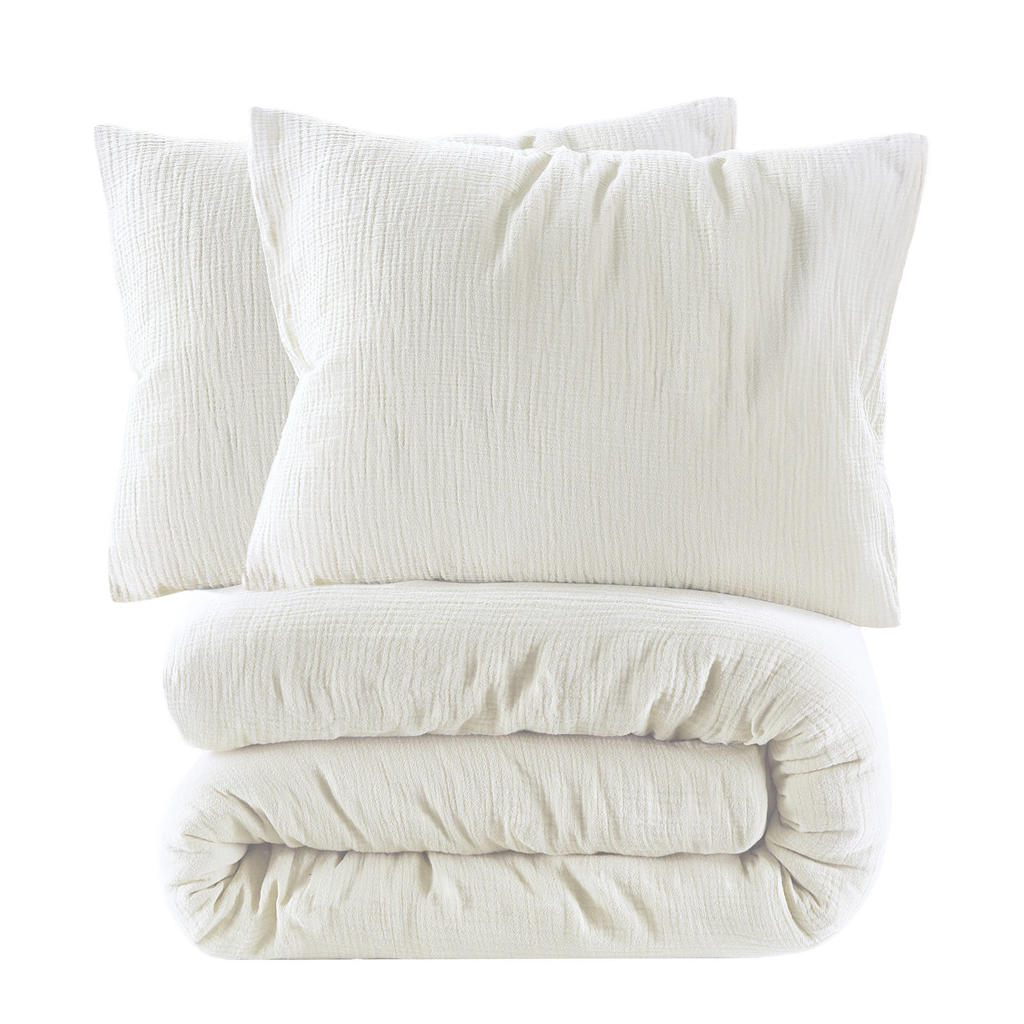 NOUS Living mousseline dekbedovertrek lits-jumeaux (240x220 cm)