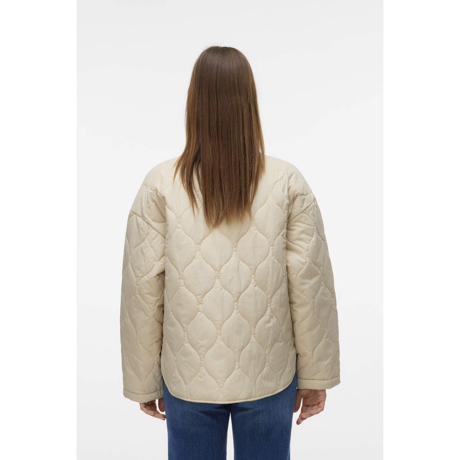 VERO MODA zomerjas quilted ecru