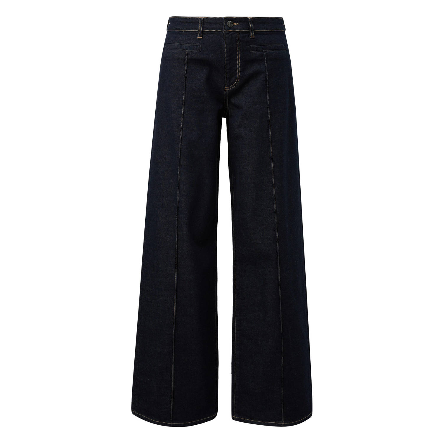 comma low waist jeans dark blue denim