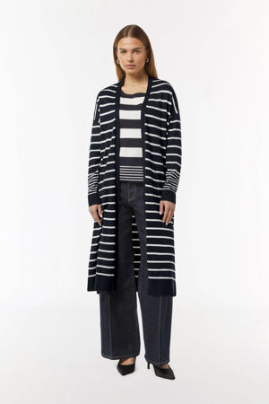 lang vest donkerblauw