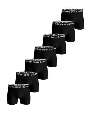   boxershort - set van 7 zwart