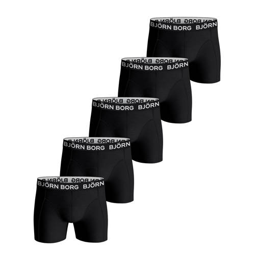 Björn Borg boxershort - set van 5 zwart afbeelding