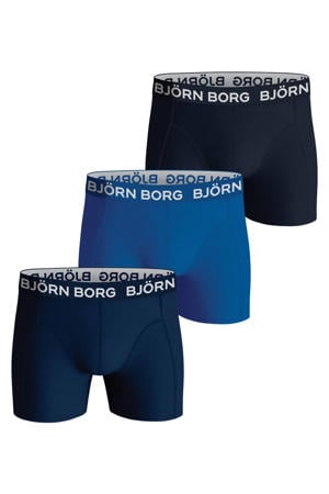 boxershort - blauw/donkerblauw/zwart (set van 3)