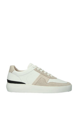 Marble Colton  leren sneakers wit/zand
