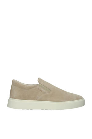 Ruby Banks  suède loafers taupe