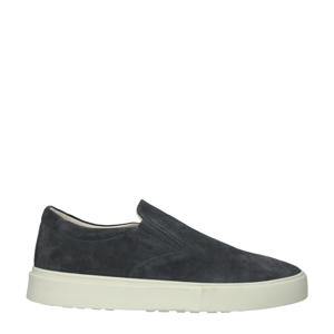 Ruby Banks  suède loafers donkerblauw