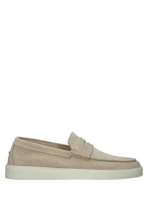Zuko Enzo suède loafers beige
