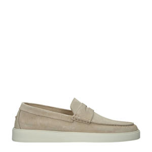 Zuko Enzo suède loafers beige