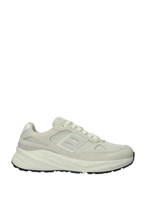   chunky suède sneakers lichtgrijs