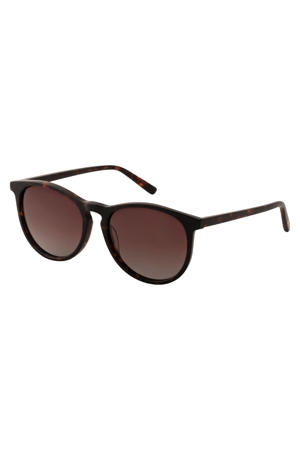 zonnebril Sahara met tortoise print donkerbruin